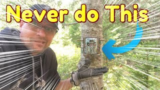 3 Setup MISTAKES... Trail Camera Placement Tips for Best Results