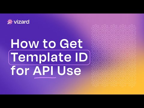 How to Get Template ID for API Use | Vizard Tutorial