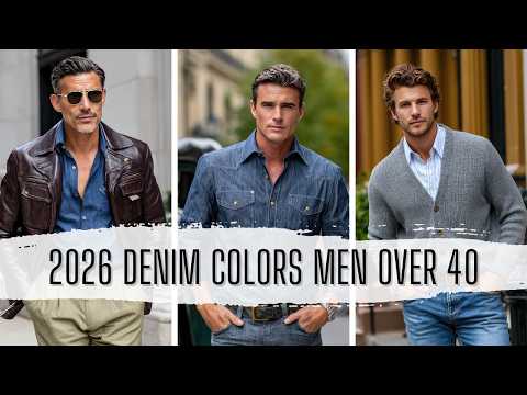 Men Jeans Trends You’ll Actually Wear in 2026: The Unexpected Denim Colors Men Over 40