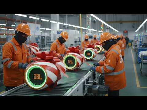 Inside the Christmas Special JBL PartyBox Factory | How JBL PartyBox Speakers Are Built step by step