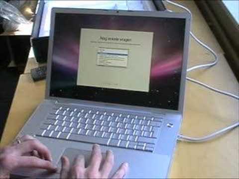 Installatie MacBook Pro