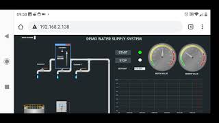 Demo Wincc WebUx on smart phone
