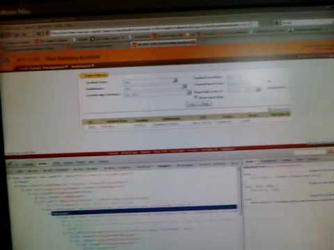 Support ticket with a marquee interface