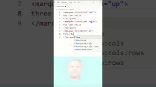 HTML Tutorial for Beginners / html learn / marquee tag