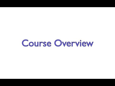 Course Overview