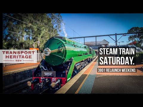 Steam Train Saturday | The Mighty 3801 (Relaunch Weekend)