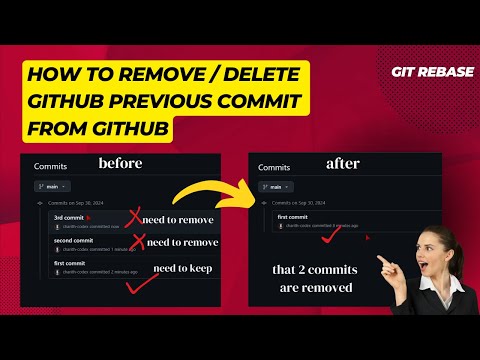 How to Remove / Delete GitHub Previous Commit from GitHub | Easy method 2024
