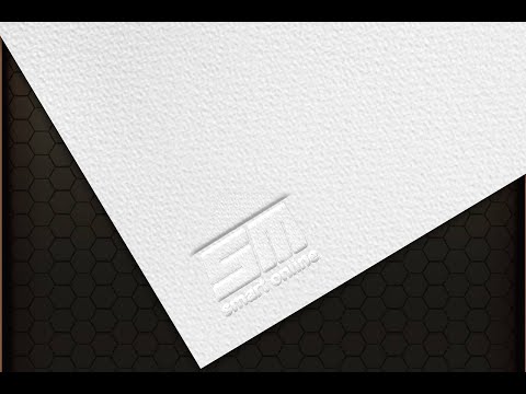 How to make 3d embossed logo easy to make | smart online