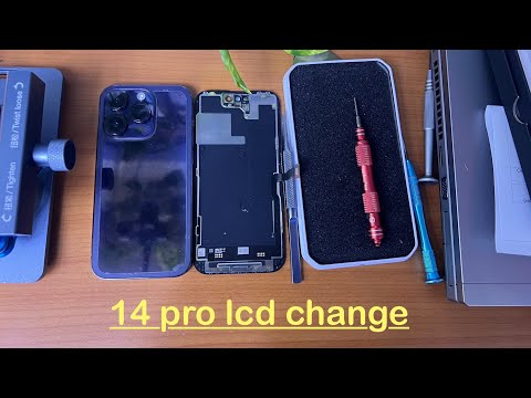 Disassembling of I phone 14 pro and lcd replace