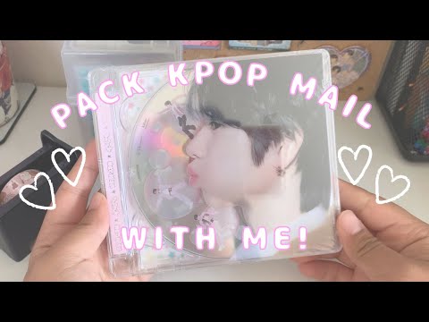 pack kpop mail with me while I yap about kpop! (enhypen, nct wish, seventeen etc!)