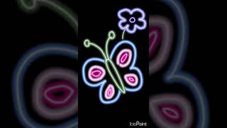 #neonvibes #butterfly #flowers #70saesthetic #neon #technomusic #trillium  #lightingdesign