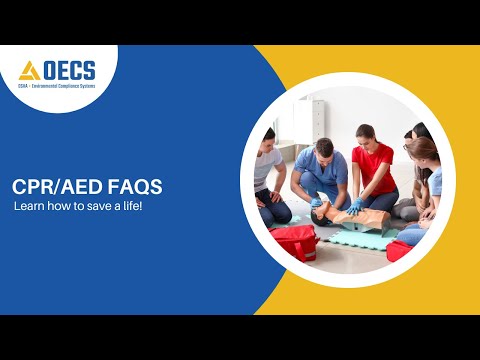 OECS CPR/AED Training- FAQs About CPR Training, OECS Specialized Training Center in Upper Midwest