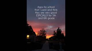 School apps that are basically a LIFE SAVER
