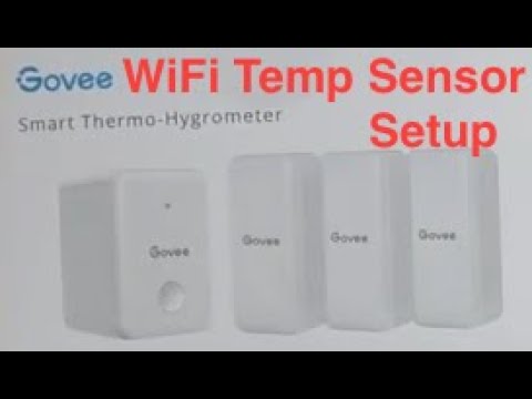 Govee WiFi (temp/humidity) Thermo-Hygrometer Setup