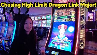Chasing $6,000 Major Dragon Link High Limit Slots and Asking Her Majesty for Blessings!