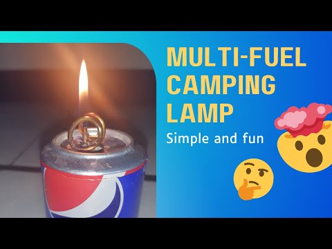 DIY Multi-Fuel Lamp: Perfect for Hiking, Camping, and Home Use