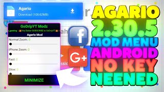 AGARIO MOD MENU ANDROID NO KEY | AGAR.IO ZOOM AND FAST FEED ANDROID 2025 (AGARIO MOBILE)
