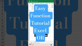Excel OR Function Explained in Seconds | Easy Formula Tutorial! #excel #excelfunctions