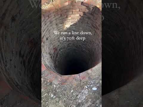 We found a WELL hidden in the garden of our 400 year old home!! #homerenovation #renovationproject