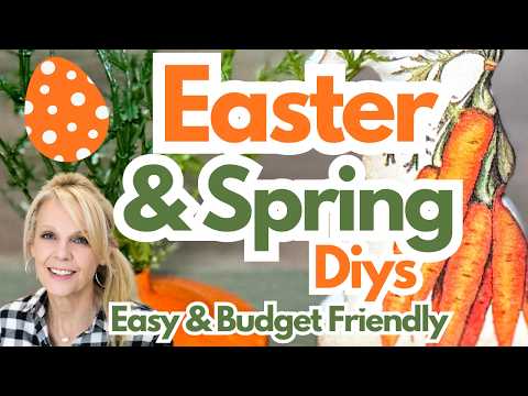 Charming Easter & Spring Decor DIYs (Budget-Friendly & Easy!)