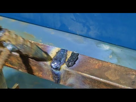 Learn the basic techniques of welding 1g and 3g lightweight square tubing in minutes