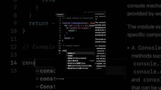 Linear Search in JavaScript Explained | Coding Short #shorts #shortsfeed #asmr #coding #programming
