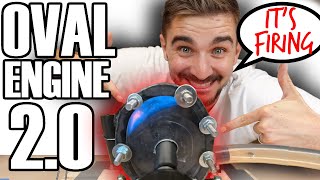 My Oval Engine Now Fires At Will! Major Milestone For DIY Oval Rotary Engine 2.0