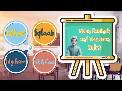Rules of noon sakinah and tanween (summary with examples) - Tajweed Made Easy