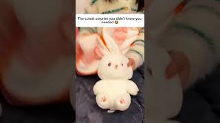 The perfect, cuddly surprise for your girlfriend! #bunnyplush #plushies #gifts #couplegifts