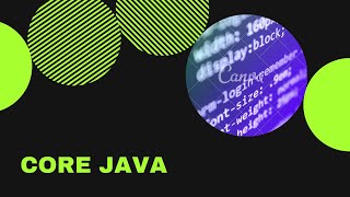 Session 10 Core Java 23 Nov