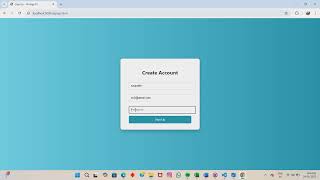Authentication System Prodigy Infotech task 01 (full stack development)