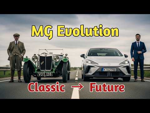 MG 1924–2026 | From Classic British Roadsters to Futuristic Electric Cars