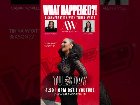 Join us tonight for a conversation with our sister @tinikawyattmusic after getting eliminated!