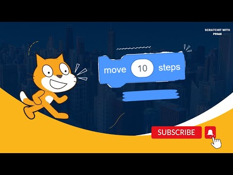 Move 10 Steps in Scratch Programming | Motion Block | Scratch tutorials