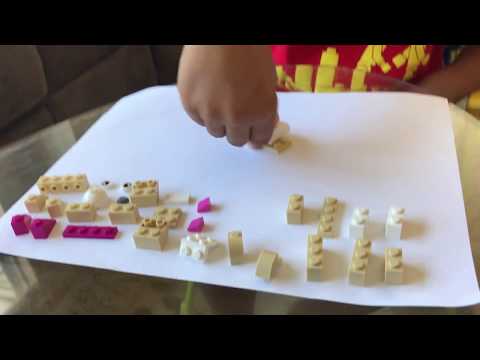 How to make a teddy bear with classic legos?