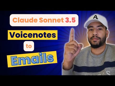 Claude 3.5 Sonnet: Turning My Voice Notes into Professional Emails - You Have to See This!