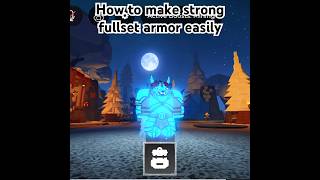 How to craft legendary fullset armor easily on the forge.