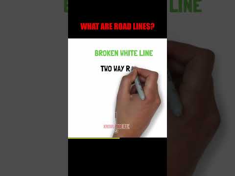 What Are Road Lines? #shorts