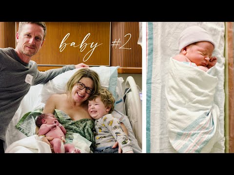Birth Vlog of Baby #2 🤰🏻👶🏻 44 Year Old Mom, Hospital Birth, Shoulder Dystocia