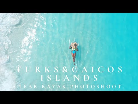 TURKS & CAICOS:CLEAR KAYAK DRONE PHOTOSHOOT