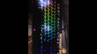 Testing Keyboard Visualizer (Music-visualizer / Spectrograph)