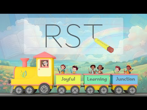 R S T Writing Practice (Learn to write English Alphabet Capital Letters)