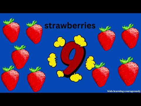 Counting 1-10 || Learn numbers, spelling from 1-10  for Toddlers, Preschoolers, and Kindergarten