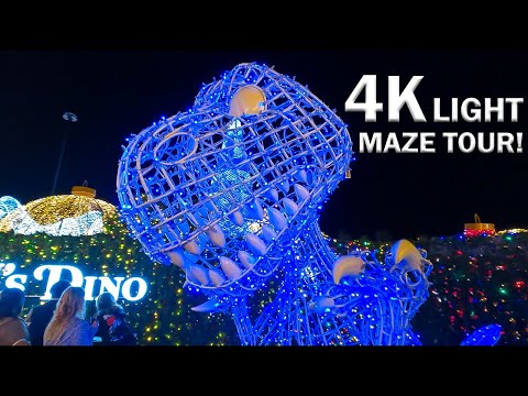 Enchant: Dallas, TX - The Mischievous Elf, Light Maze Tour