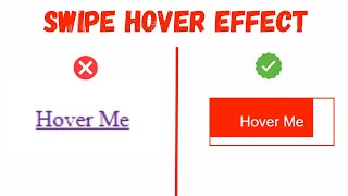 From Static to Stunning: Swipe Hover Effect in CSS