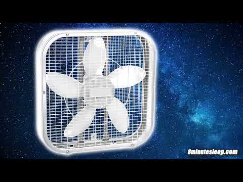 BOX FAN WHITE NOISE -  Soothing Sleep Sounds -  Also Good For Focus, Studying, Homework -  ASMR