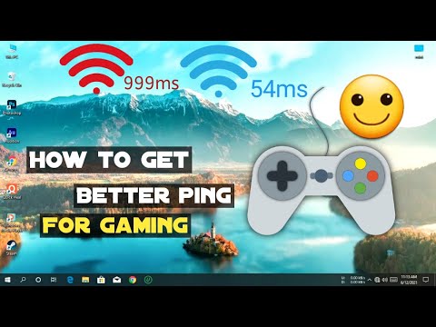 How to get better ping for gaming.