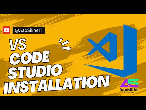 VS Studio Code Installation || AaoSikhe IT & Service ||#windows #coding #python #comcdy #education