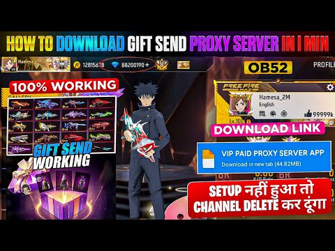 Free Fire Vip Proxy Server Download ( 100% Working )🥳💥Download Vip Proxy Server in 1 Minute FF Proxy