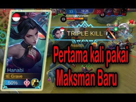 MANTAP !!! PERTAMA KALI PAKAI HANABI DAPAT TRIPLE KILL